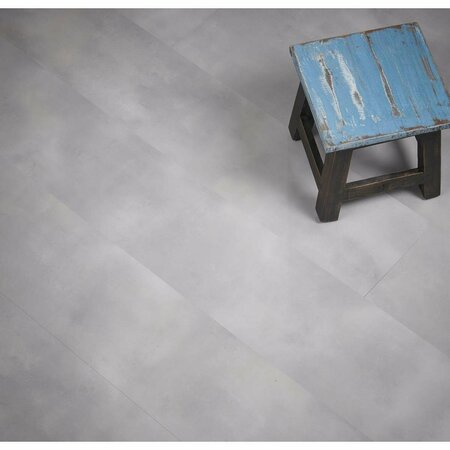 LTL HOME PRODUCTS 9 x 47.9 in. Flexxfloor Mont Blanc Vinyl Plank Flooring, Gray 1198801